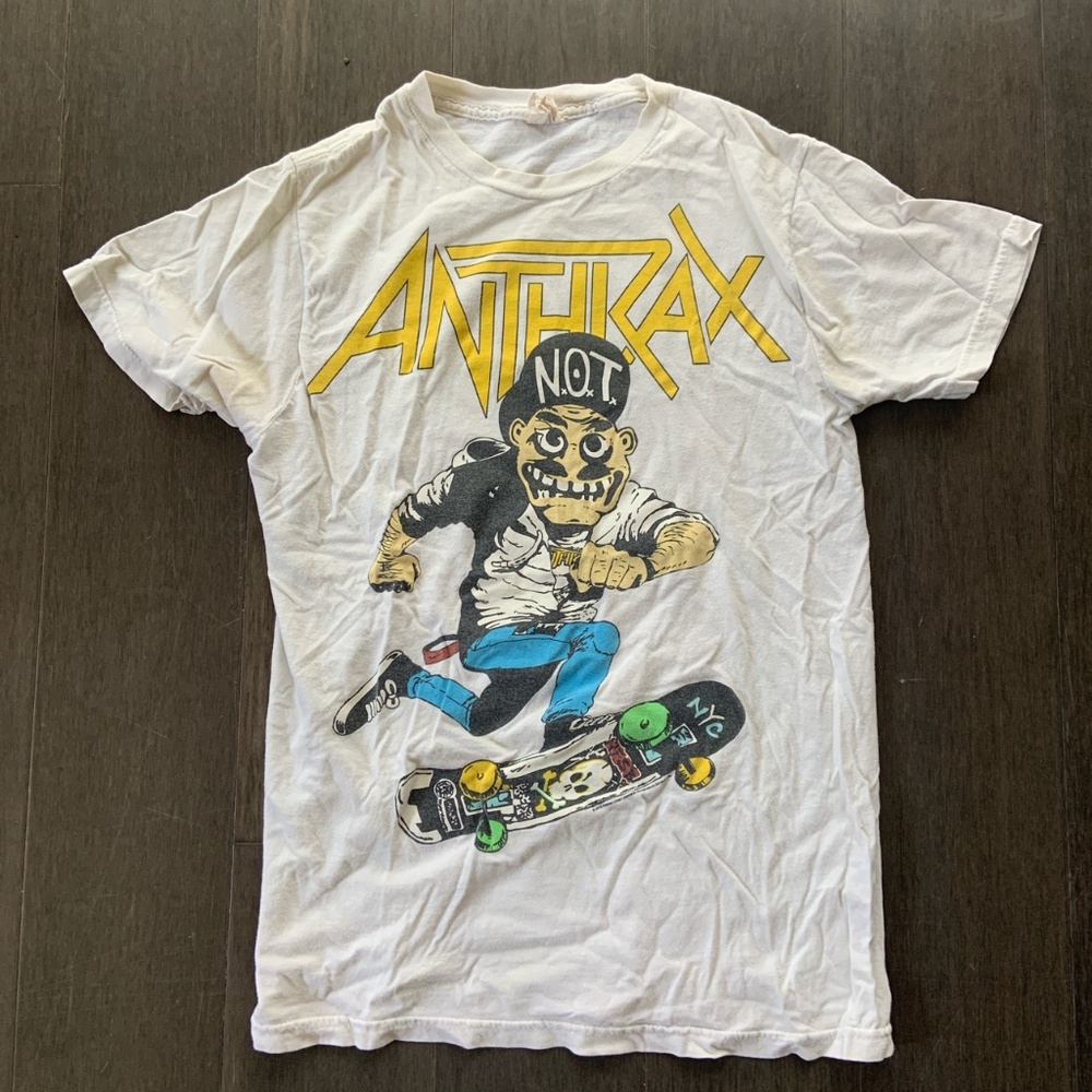 vintage anthrax tee M